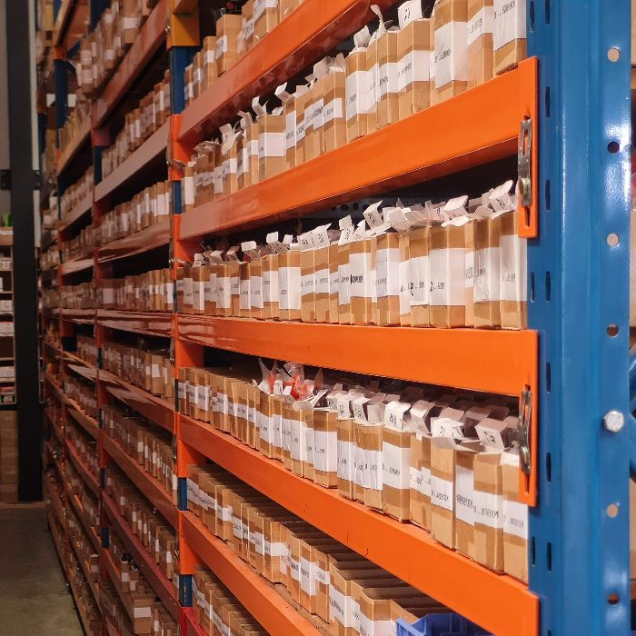 R2 warehouse shelves